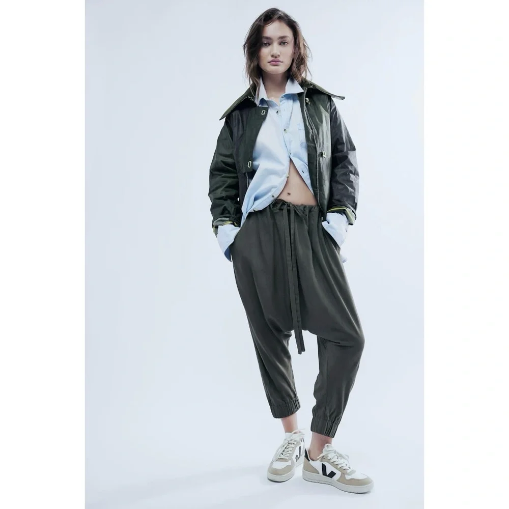 Free People x Nicholas K Jehan Slouchy Dropped Crotch Pants